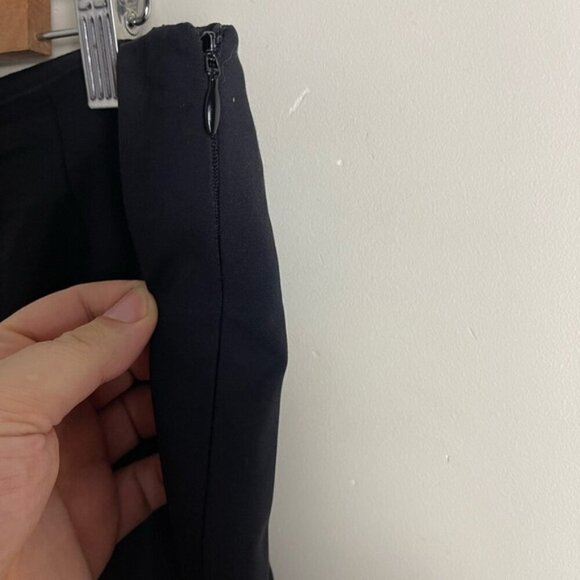 Lafayette 148 New York Stanton Pant dark navy blue size 14 ankle stretch career - Picture 8 of 15